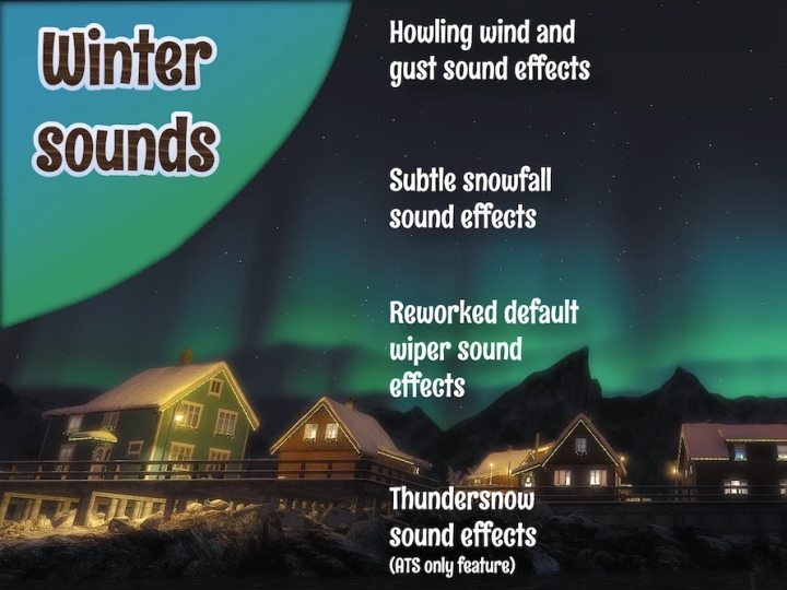 ETS2 – Winter Sounds Version 8 (1.50)