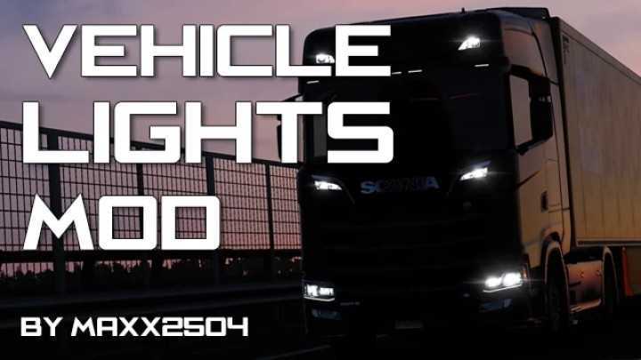 ATS – Vehicle Lights Mod V1.0 (1.51)