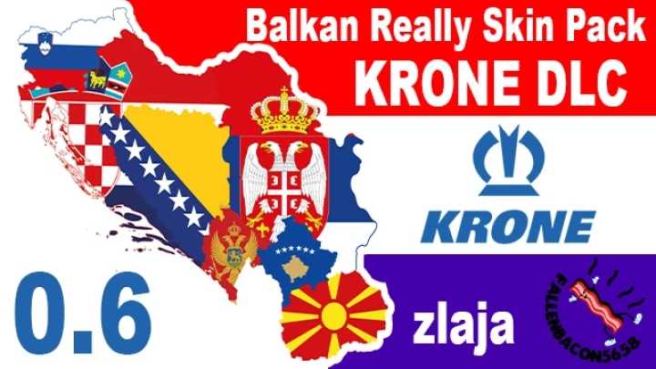 ETS2 – Balkan Really Skin Pack Krone Dlc 0.6 (1.50)