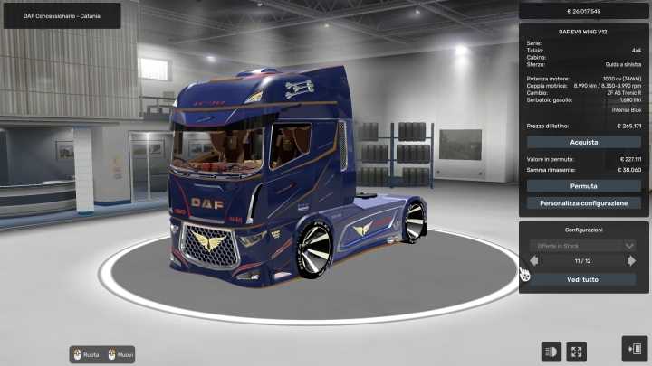 ETS2 – Daf Evo Wing V12 (1.50)