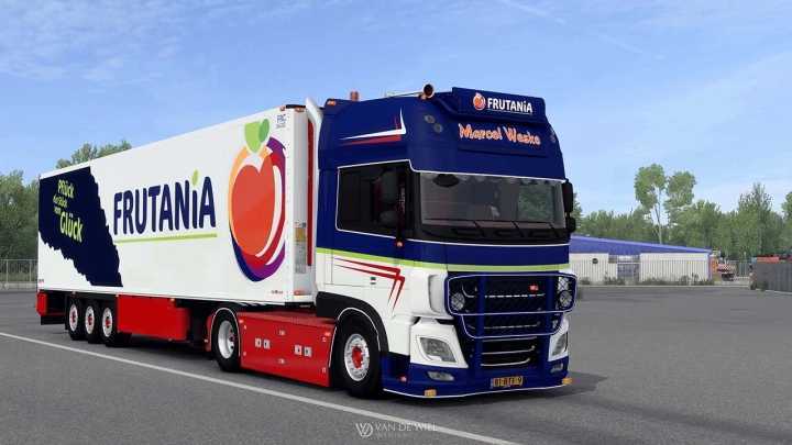ETS2 – Daf Xf106 530 Marcel Weske+Trailer V2.0 (1.50)