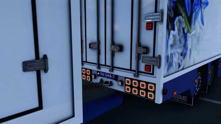 ETS2 – Daf Xf106 Flower Shuttle+Trailer V3.0 (1.50)