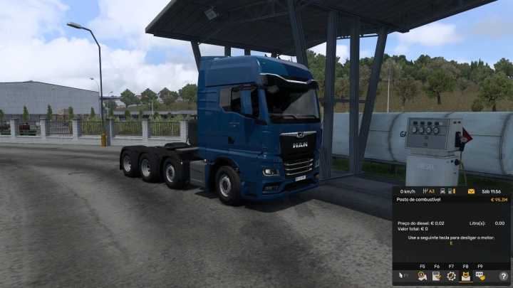 ETS2 – Free Fuel In The Garage V1.0 (11.08.2024) (1.50)