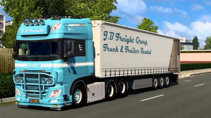 ETS2 – J.b Freight Group Rental Skin (For Krone Profiliner) V1.0 (1.50)