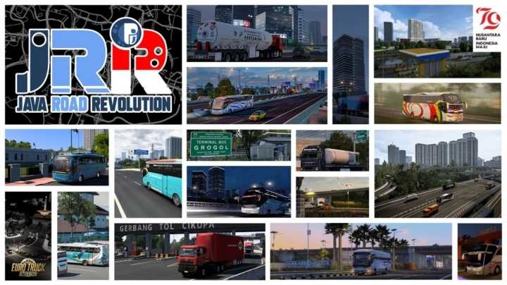 ETS2 – Java Road Revolution For Promods V0.80B (1.50)