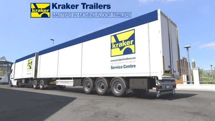 ETS2 – Kraker Full Trailer Addon V2.3 (1.50)