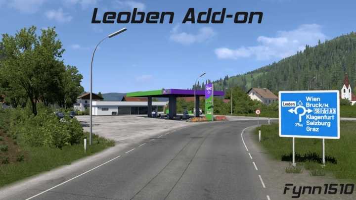 ETS2 – Leoben Add-On For Scs Map/Promods V2.0 (1.50)
