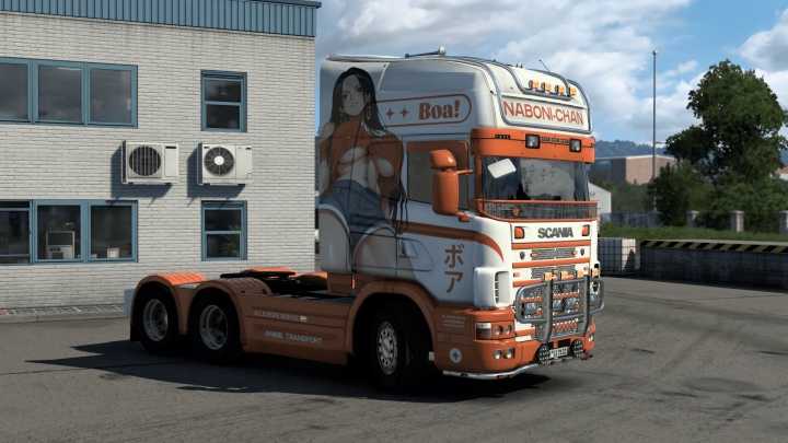 ETS2 – Naboni (Nami, Boa & Nico) One Piece For Rjl 4-Series V1.0 (1.50)