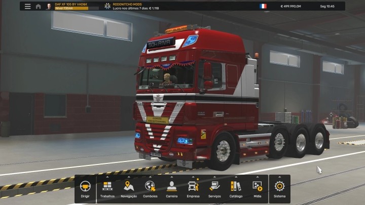 ETS2 – Profile Daf Xf 105 V1.0 (06.08.2024) (1.50)