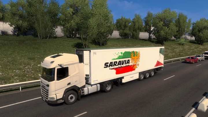 ETS2 – Saravia Cool Line Trailer V1.0 (1.50)