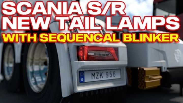 ETS2 – Scania Sr New Tail Lamps V1.0 (1.50)