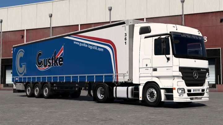 ETS2 – Scs Schmitz Trailer Gustke Logistik Skin V1.0 (1.50)
