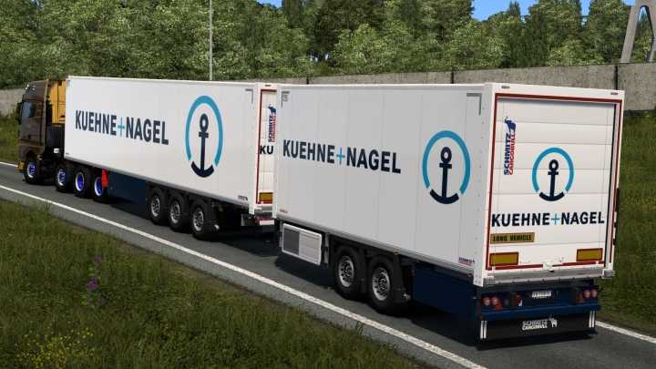 ETS2 – Skin Kuehne + Nagel Schmitz Cargobull S.ko Cool V1.0 (13 08 2024) (1.51)