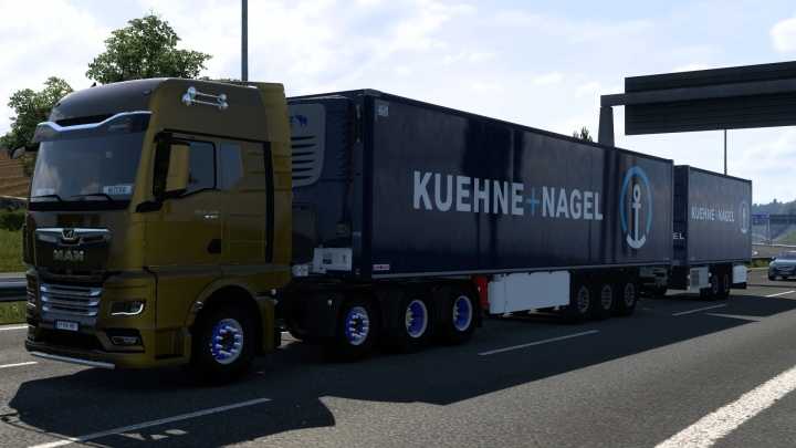 ETS2 – Skin Kuehne + Nagel Schmitz Cargobull S.ko Cool V2.0 (13 08 2024) (1.51)