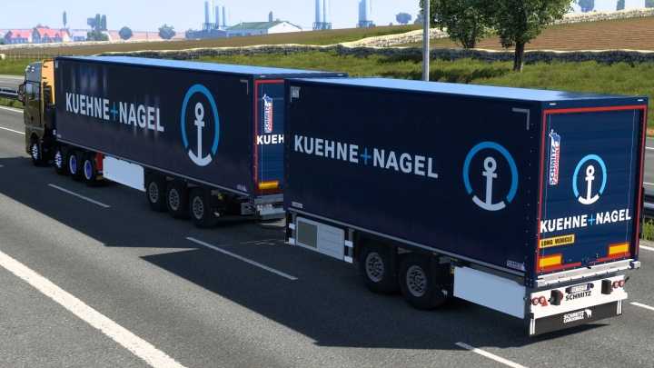 ETS2 – Skin Kuehne + Nagel Schmitz Cargobull S.ko Cool V2.0 (13 08 2024) (1.51)