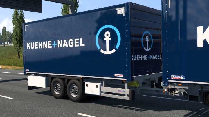 ETS2 – Skin Kuehne + Nagel Schmitz Cargobull S.ko Cool V2.0 (13 08 2024) (1.51)