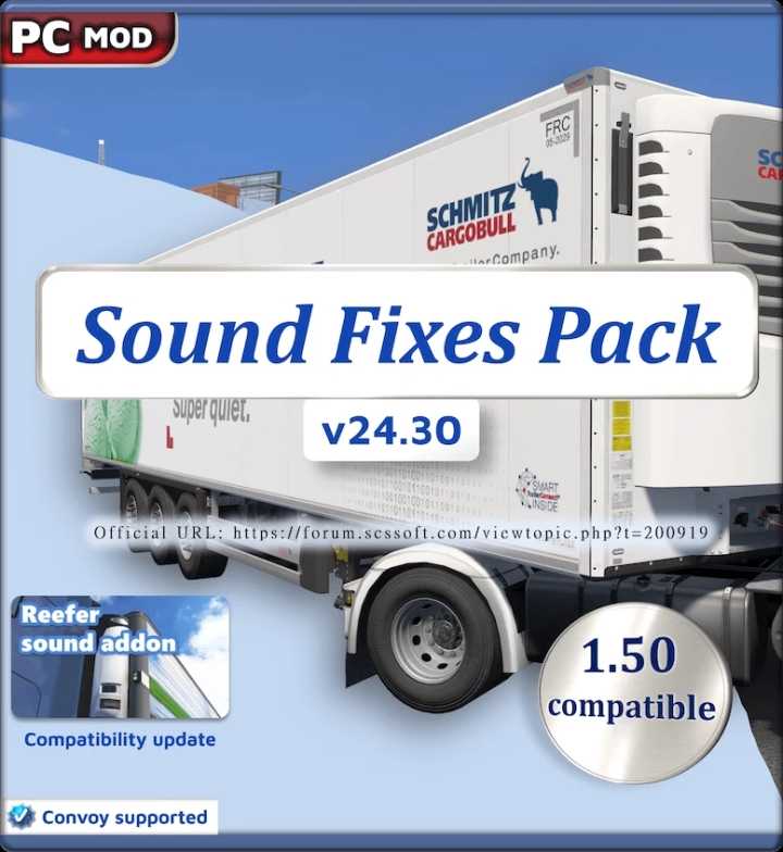 ETS2 – Sound Fixes Pack V24.30 (1.50)