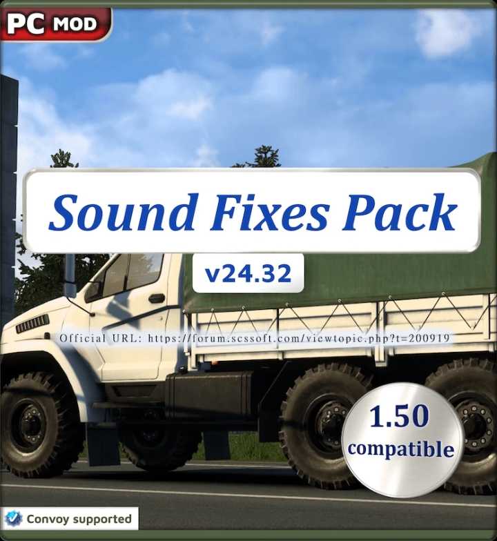 ETS2 – Sound Fixes Pack V24.32 (1.50)
