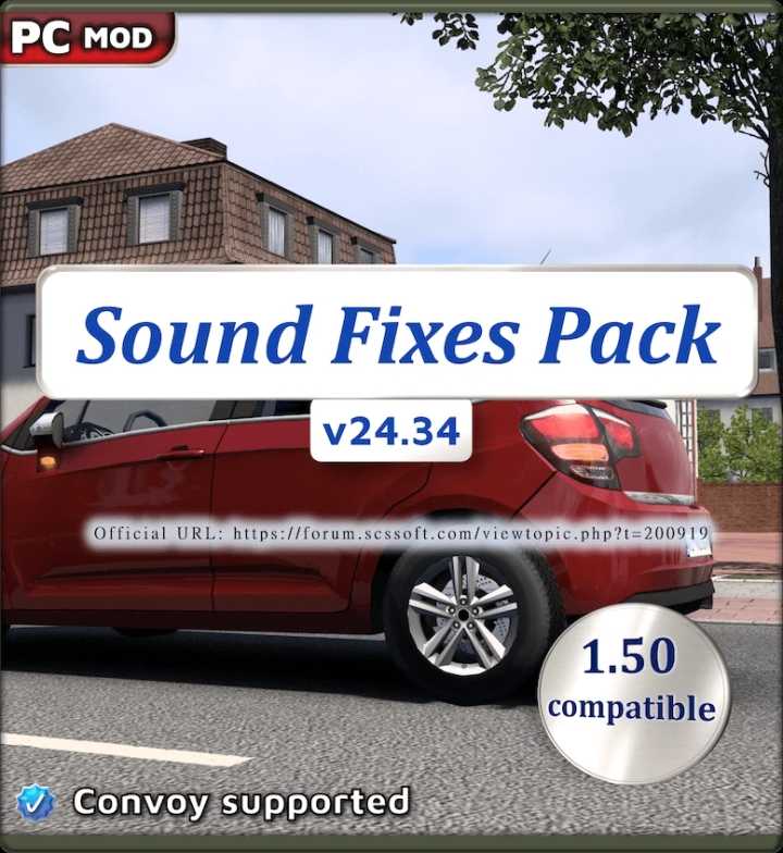 ETS2 – Sound Fixes Pack V24.34 (1.50)
