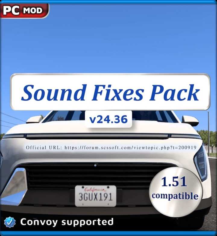 ETS2 – Sound Fixes Pack V24.36 (1.51)