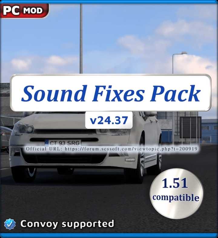 ETS2 – Sound Fixes Pack V24.37 (1.51)