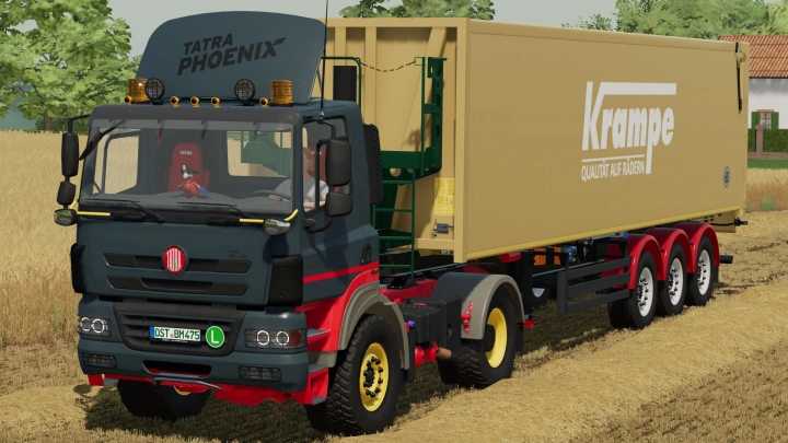ETS2 – Tatra Phoenix Truck & Krampe Trailer V1.0 (1.50)