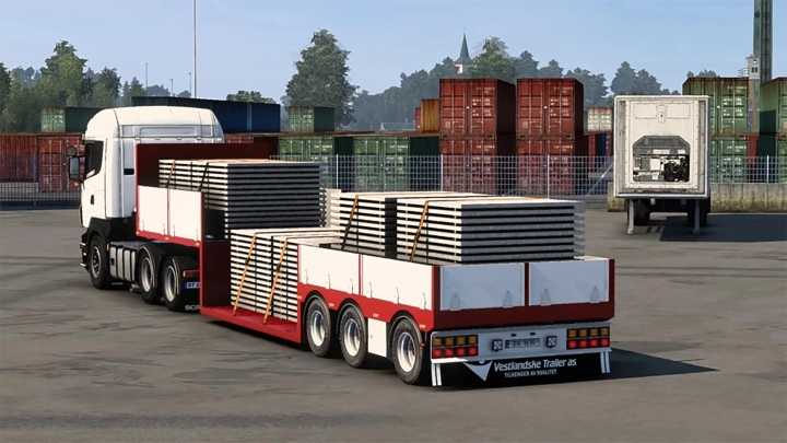 ETS2 – Well Flatbed Trailer (1.50)