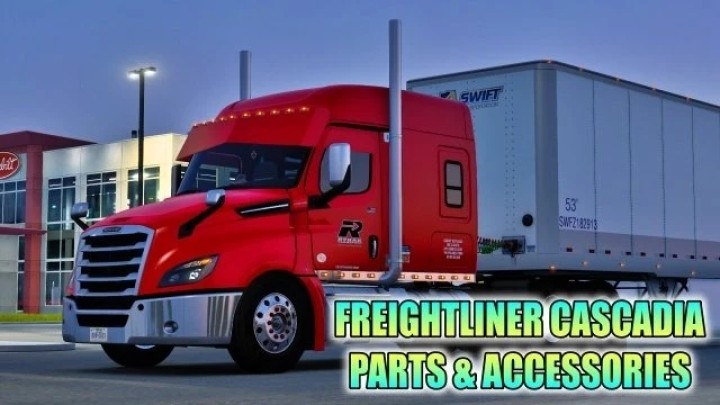 ATS – Freightliner Cascadia Parts & Accessories V1.1 (1.51)