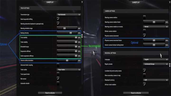 ATS – Realistic Truck Physics Mod V9.0.5 (1.51)