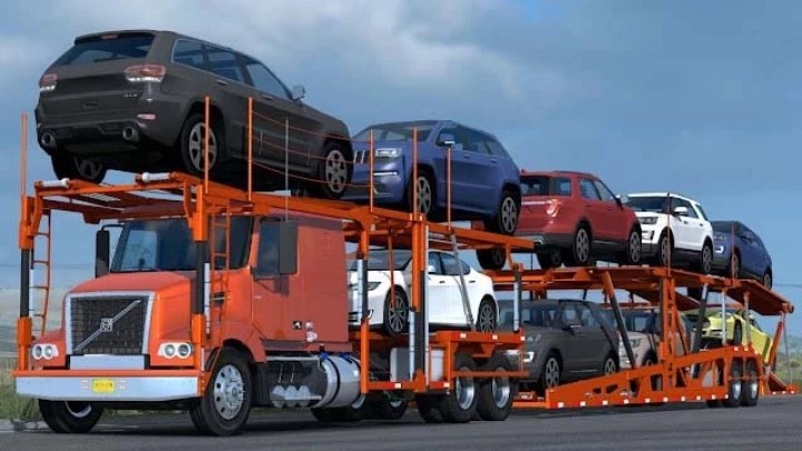 ATS – Volvo Vah Car Carrier-Dump Pack V1.3 (1.51)