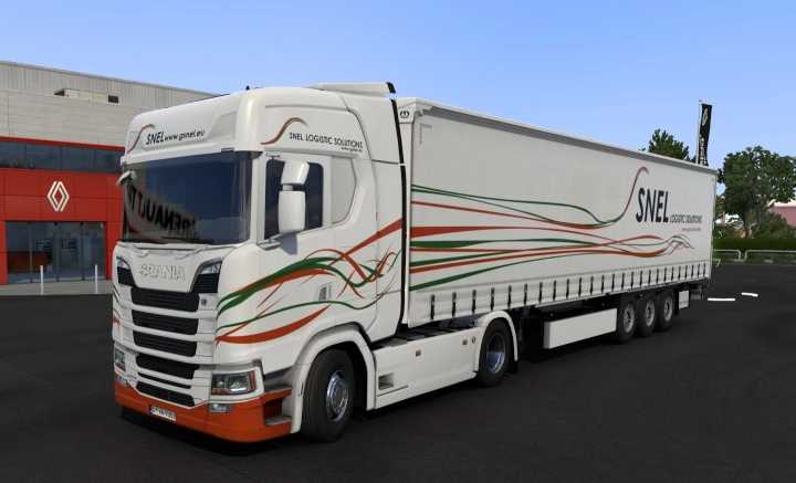 ETS2 – Combo Skin Snel Logistic Solutions V1.0 (1.51)