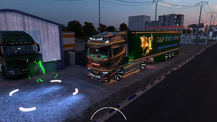 ETS2 – Daf Evo Wing V12 + Trailer (1.51)