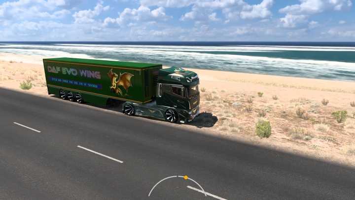 ETS2 – Daf Evo Wing V12 + Trailer (1.51)