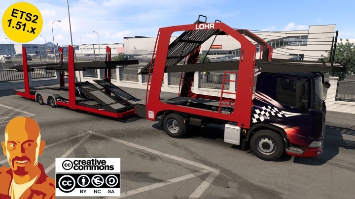 ETS2 – Daf Xd Car Transporter V1.1 (1.51)