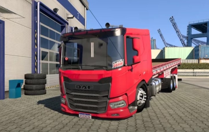 ETS2 – Daf Xd Na Carroceria Com Cargo Animada (1.51)