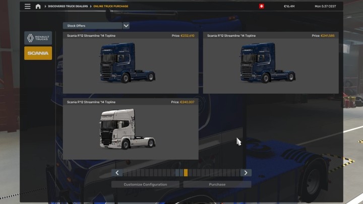 ETS2 – Fred Scania Rs2012 Fixed Working (1.50)