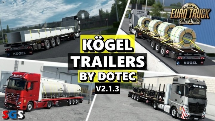 ETS2 – Kogel Trailers V2.1.3 (1.51)