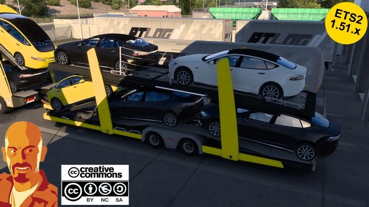 ETS2 – Lohr Car Transporter Trailer V3.1 (1.51)