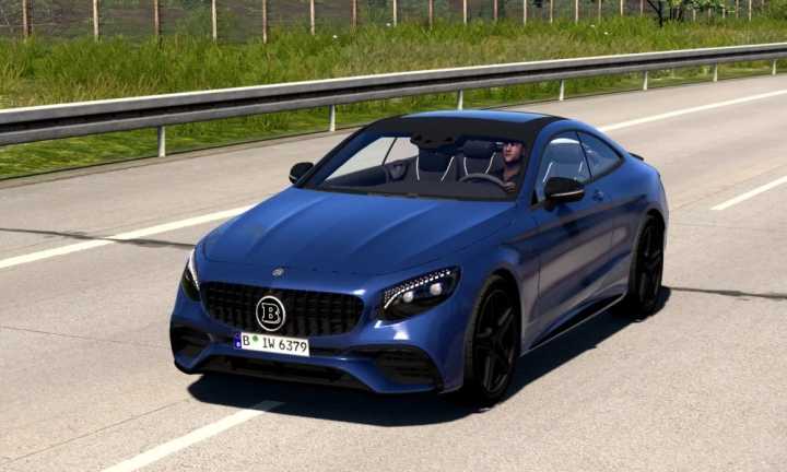 ETS2 – Mercedes Amg S63 Coupe Brabus 800 2019 V1.1 (1.51)