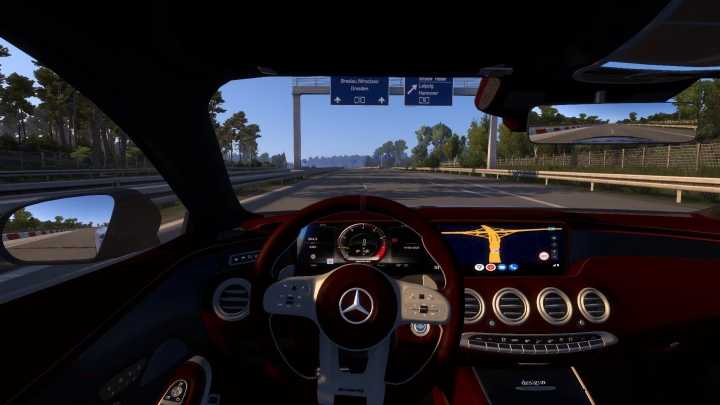 ETS2 – Mercedes Amg S63 Coupe Brabus 800 2019 V1.1 (1.51)