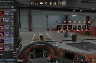 ETS2 – Набор флажков рок-групп V1.0 (1.50)