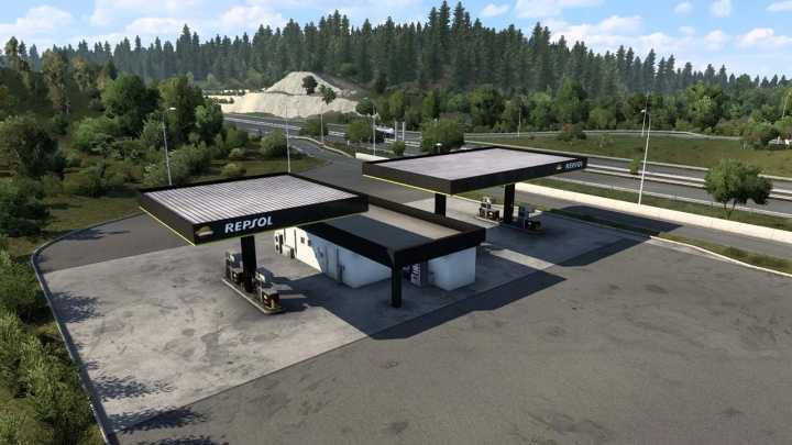 ETS2 – Real Spanish Companies, Gas Stations, Mupis (1.51)