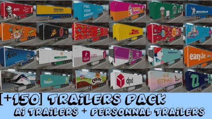 ETS2 – Realistic Trailers Pack V22.1 (1.51)