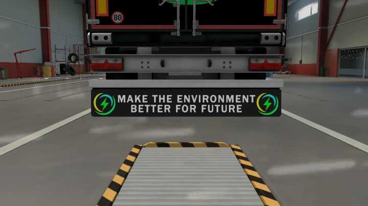 ETS2 – Save The Environment Better For Tomorrow Trailer Skin And Mudflap V1.0 (1.51)