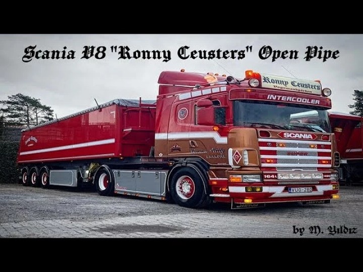 ETS2 – Scania V8 Ronny Ceusters Open Pipe V1.0 (1.50)