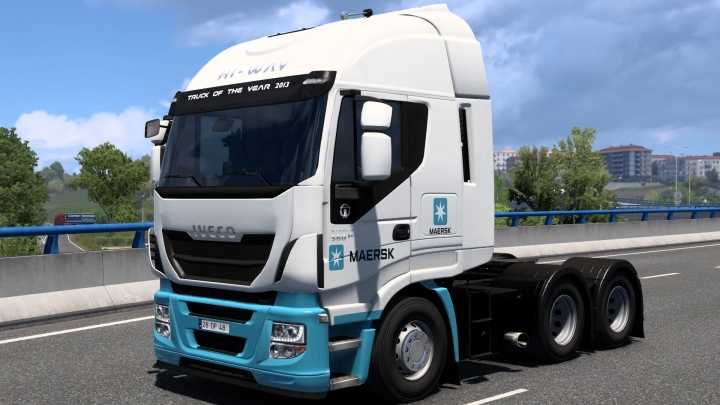 ETS2 – Skin Maersk Iveco Hi-Way V1.0 (1.51)