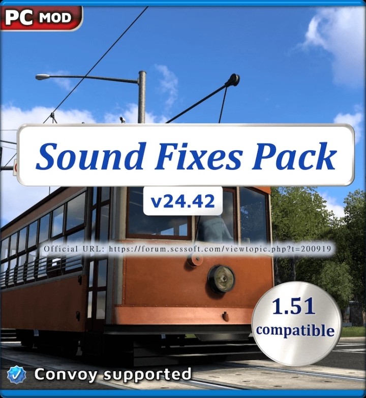 ETS2 – Sound Fixes Pack V24.42 (1.51)