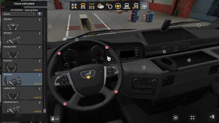 ETS2 – Steering Wheels For All Trucks (1.51)