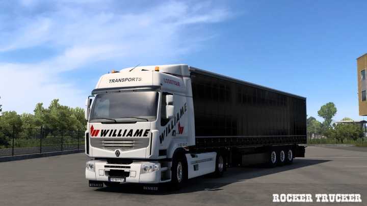 ETS2 – Transports Williame Skin Pack V1.0 (1.51)