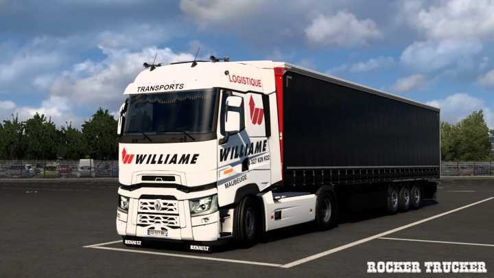 ETS2 – Transports Williame Skin Pack V1.0 (1.51)